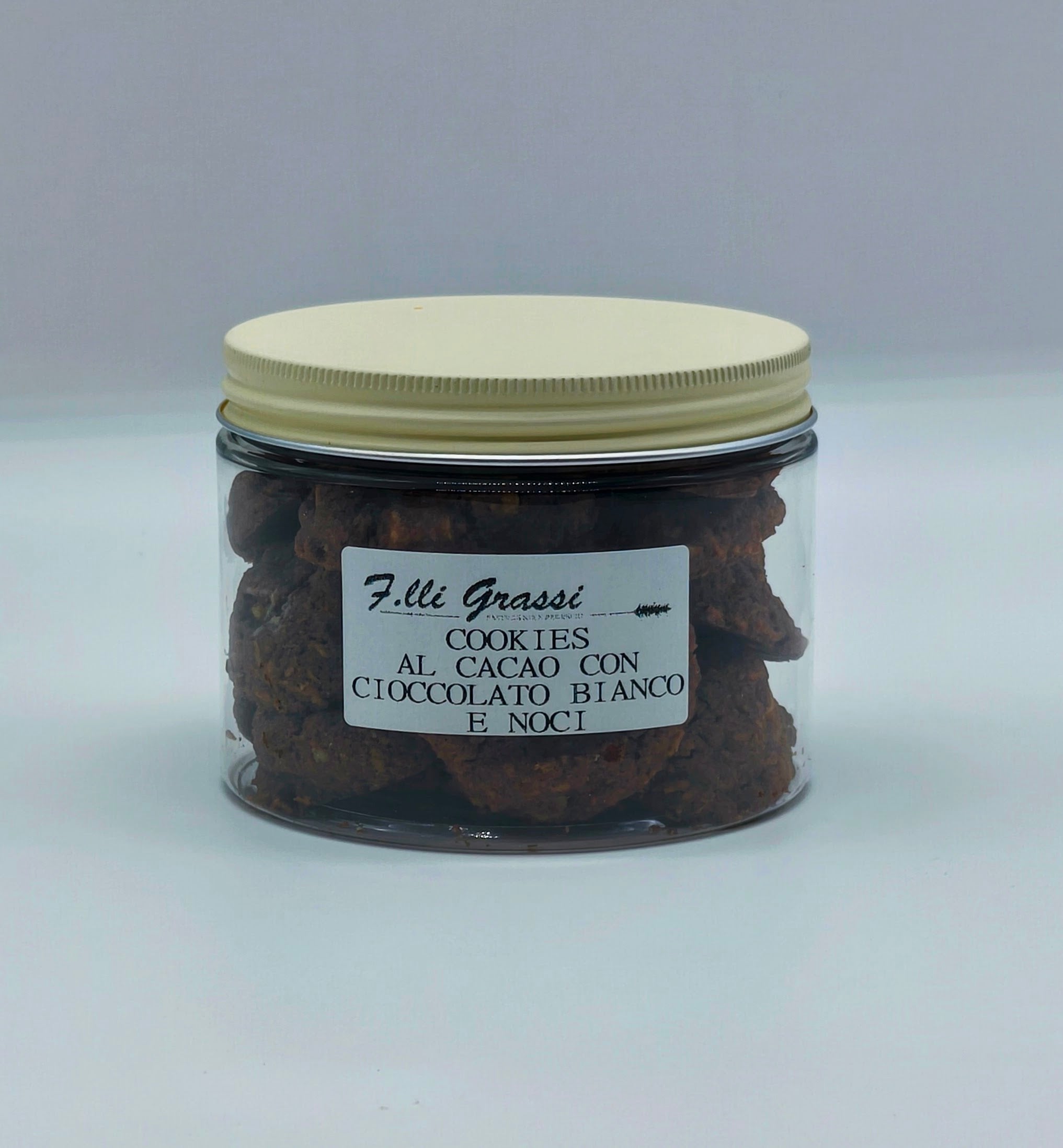 Cookies al Cacao con Cioccolato Bianco e Noci