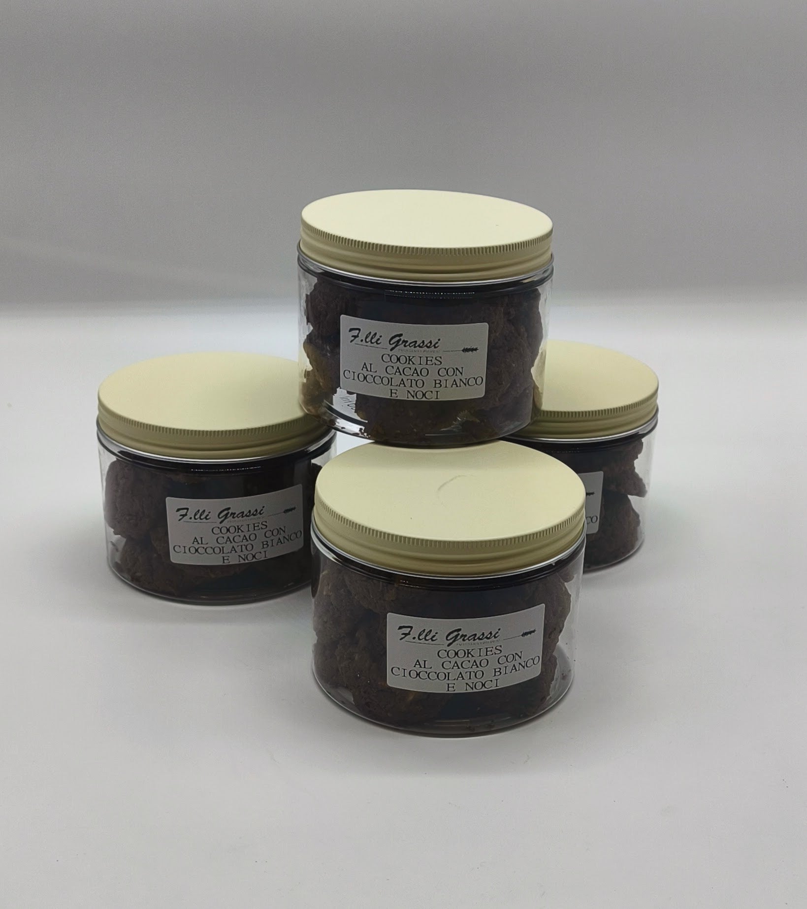 Cookies al Cacao con Cioccolato Bianco e Noci