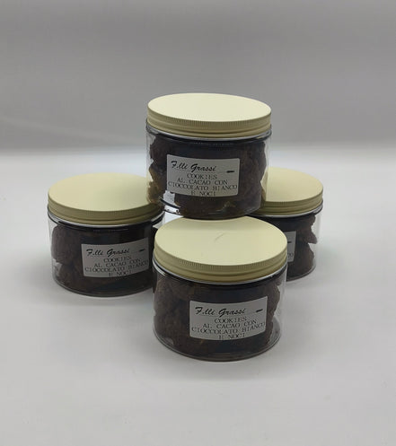Cookies al Cacao con Cioccolato Bianco e Noci