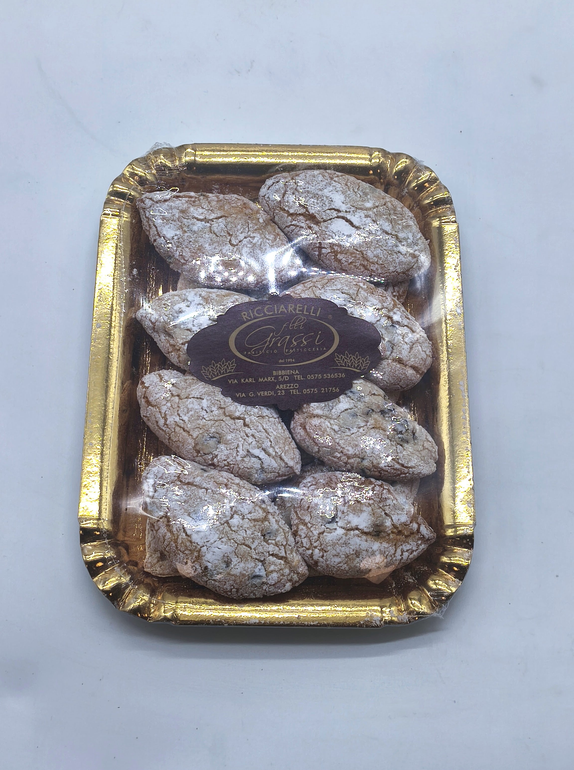 Ricciarelli con Gocce di Cioccolato Fondente